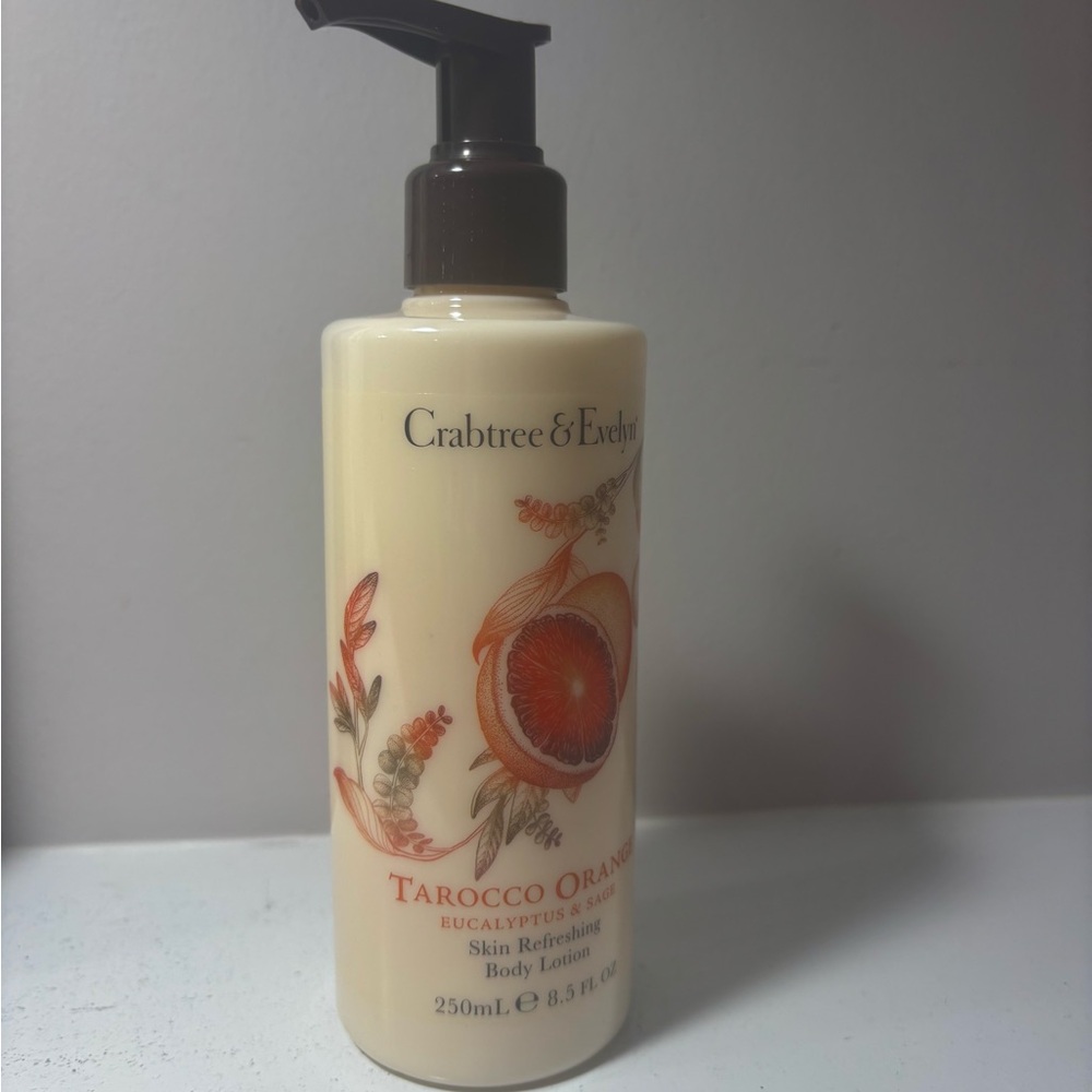 Crabtree & Evelyn Tarocco Orange Body Lotion 8.5 Fl Oz New